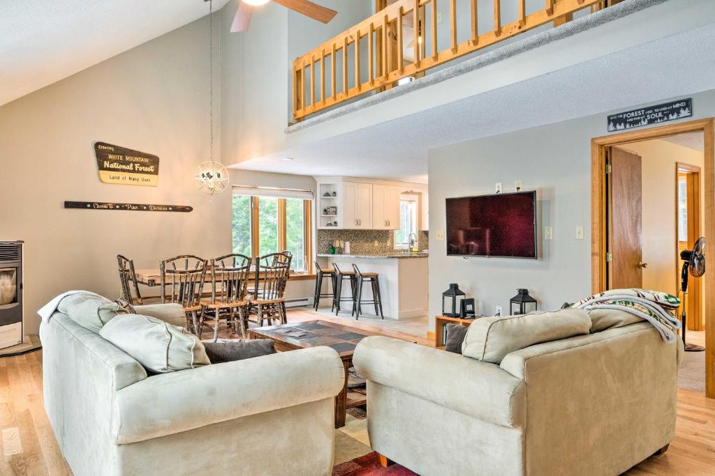 Campton Home with Mountain Views Near Trails and Lake
