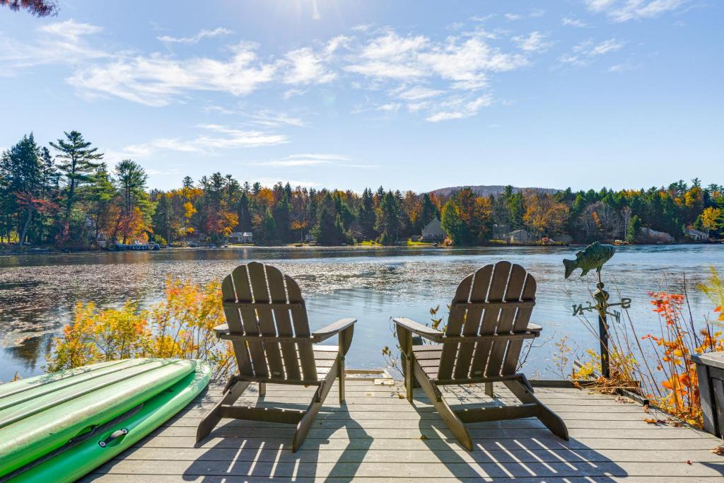 Lakefront Family Home with Dock in Newport!